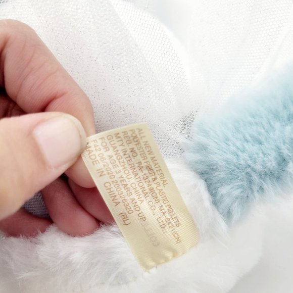 Dan Dee Blue Ballerina Elephant Stuffed Animal Plush With White Tutu Ballet 15" - Picture 9 of 10